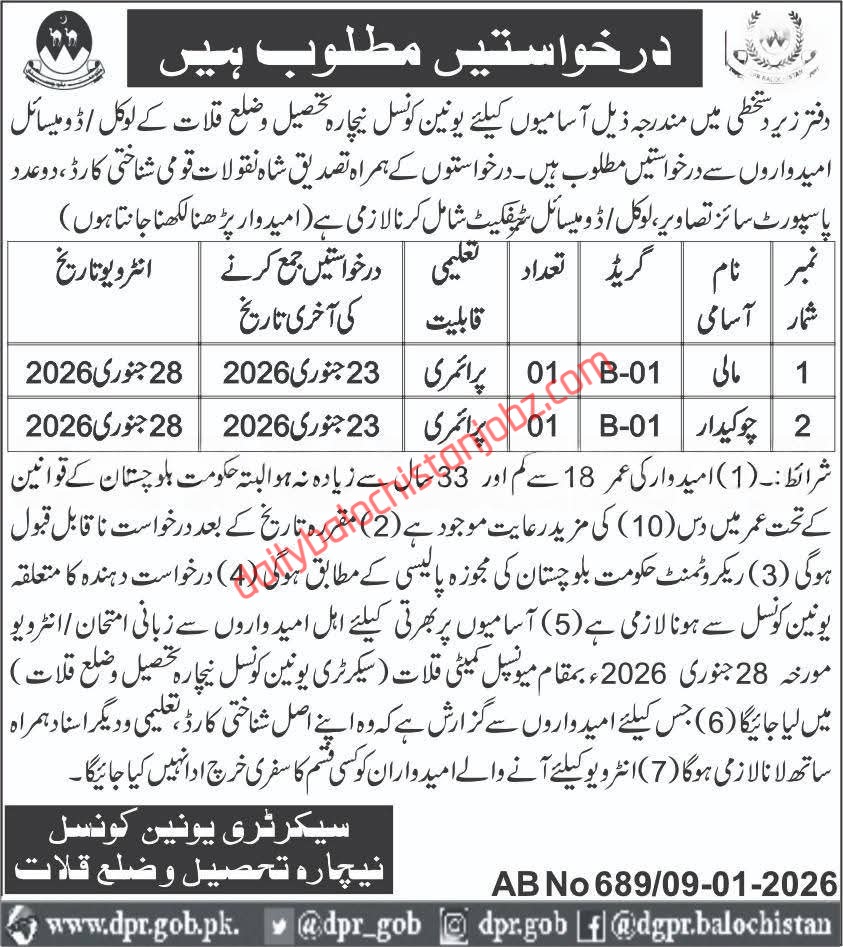 Union-Council-Nichara-District-Kalat-Jobs-2026